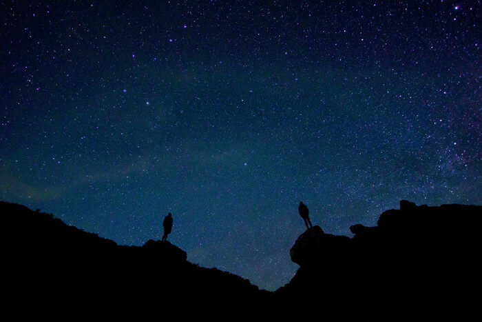 山里星空