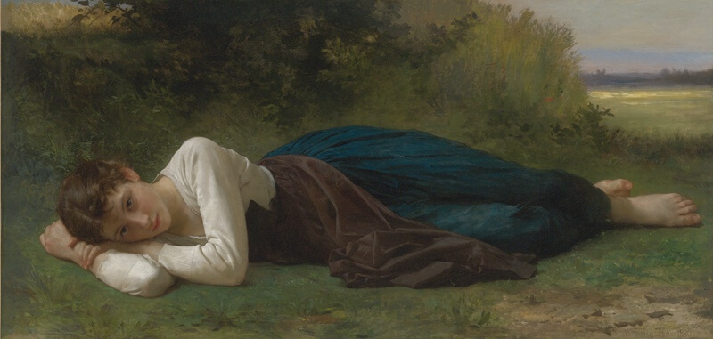 William Bouguereau《Le Repos》