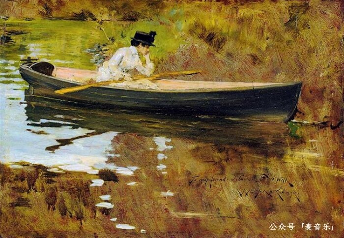 Mrs. Chase in Prospect Park©️William Merritt Chase