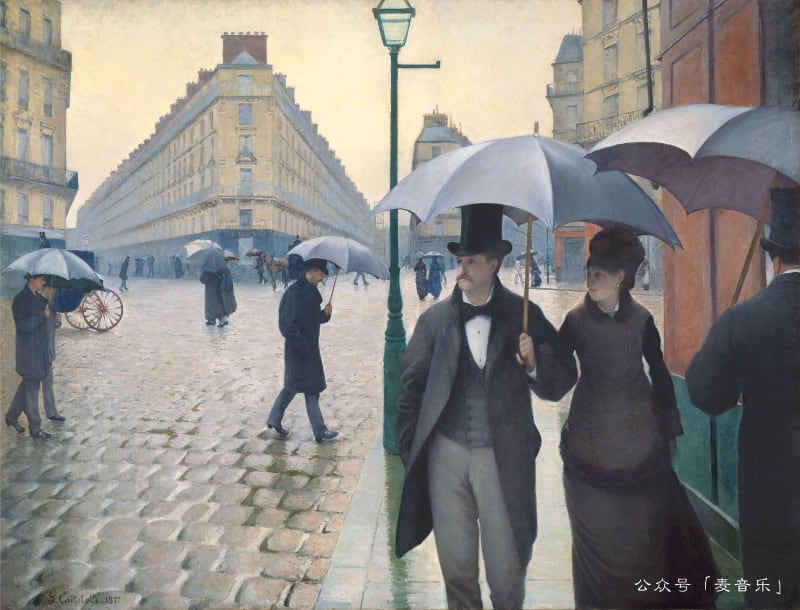 Paris, a Rainy Day | Gustave Caillebotte