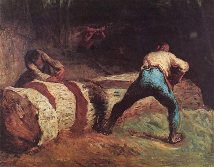 The Wood Sawyers | Jean-Francois Millet