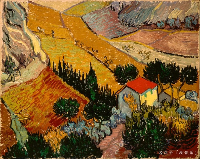 Landscape with House and Ploughman©️Vincent van Gogh