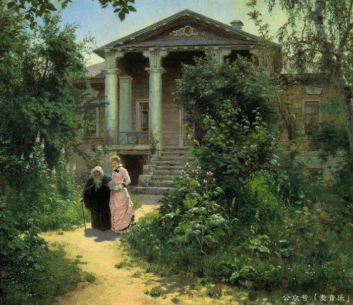 Granny's Orchard©Vasily Polenov