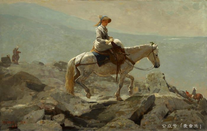 The Bridle Path, White Mountains©Winslow Homer