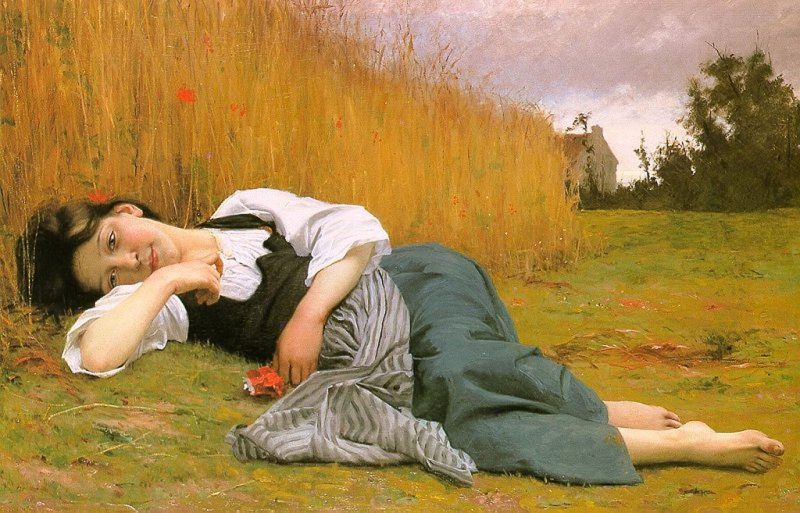 Rest in Harvest©William-Adolphe Bouguereau