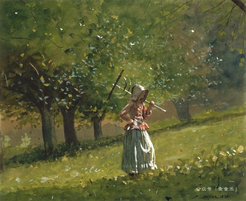 Girl with Hay Rake©Winslow Homer