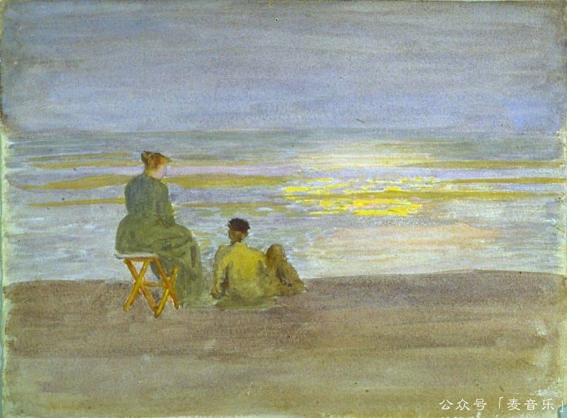 Man and Woman on the Beach, Thomas Pollock Anshutz