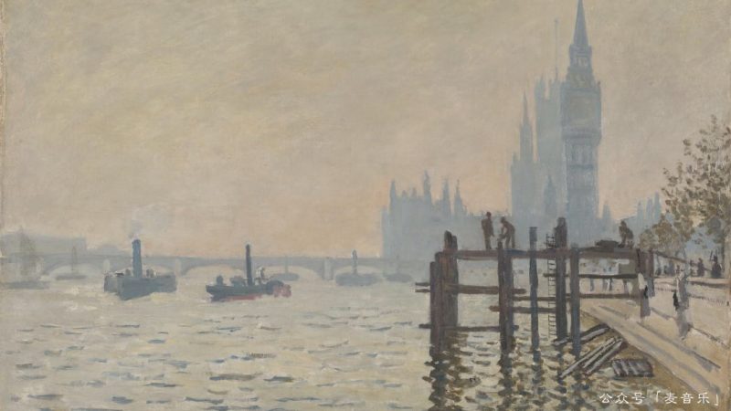 The Thames below Westminster, Claude Monet