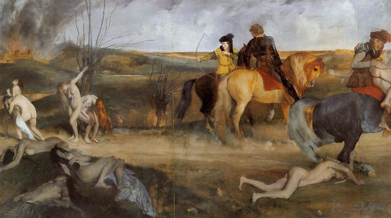 Scene of War in the Middle Ages | Edgar Degas