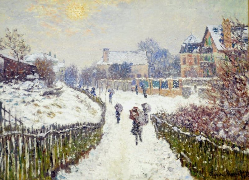 Boulevard Saint-Denis, Argenteuil, in Winter | Claude Monet