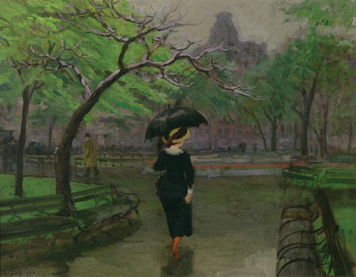 Spring Rain, New York | John French Sloan