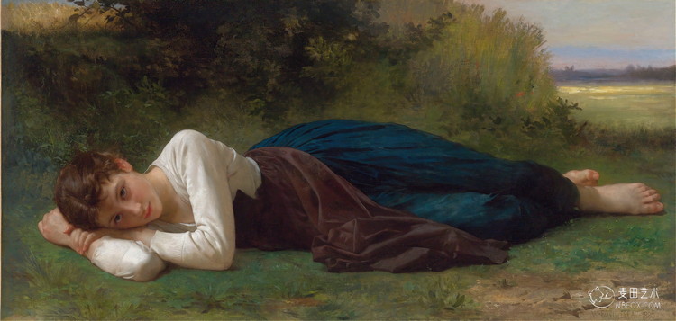 Le repos (Jeune fille couchée)  | 布格罗 