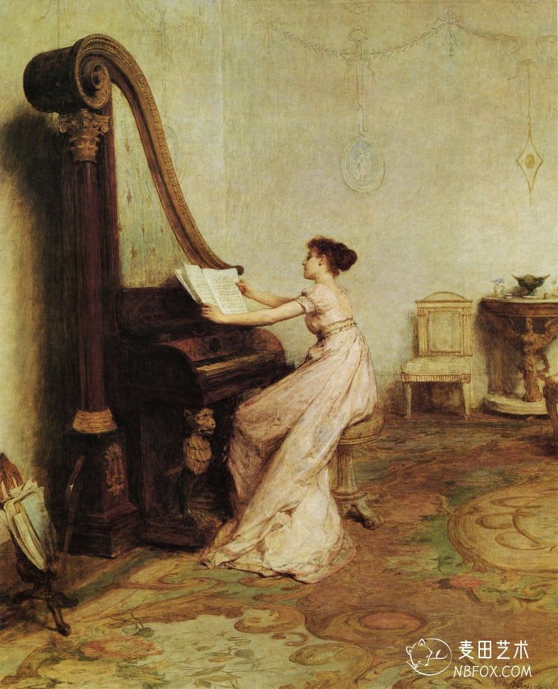 当轻柔的声音消逝，音乐在记忆中回荡 | William Quiller Orchardson