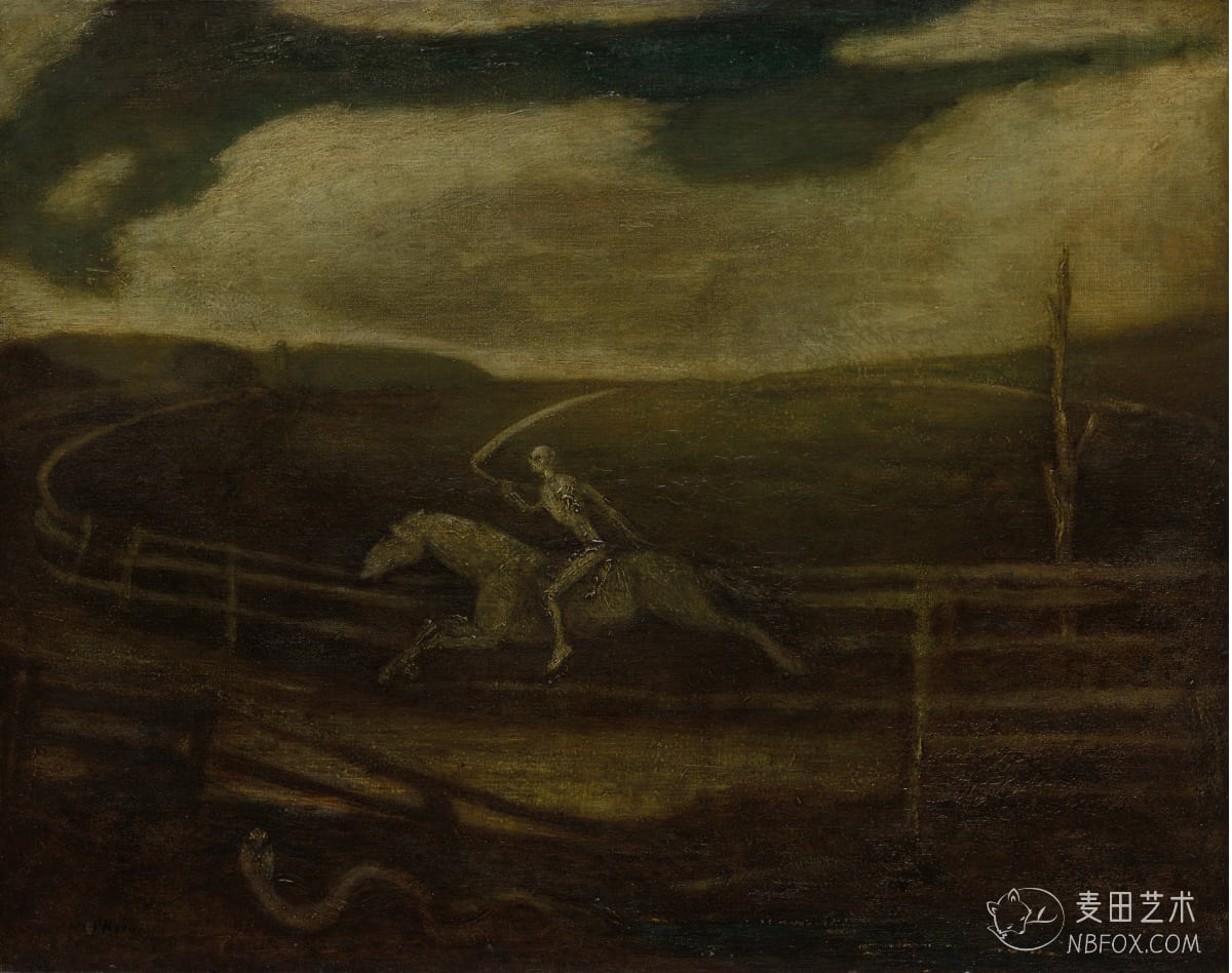 赛道（死在一匹苍白的马上）| Albert Pinkham Ryder